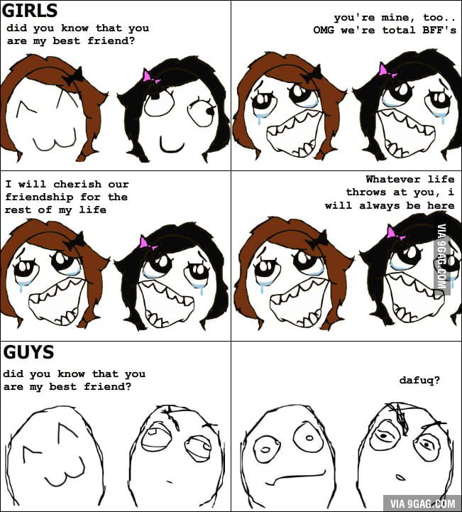 Мемы про лучших подруг