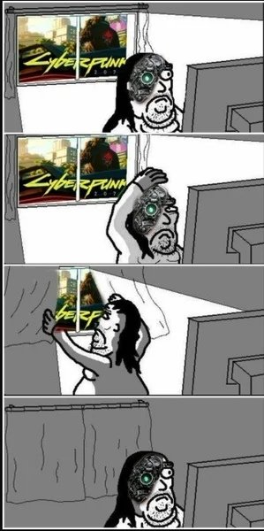 Киберпанк Мем