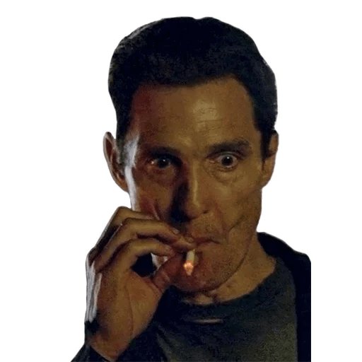 Мэттью Макконахи с сигаретой