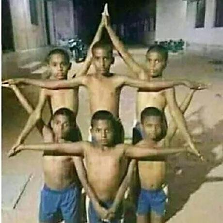 Блэк стар с негритятами