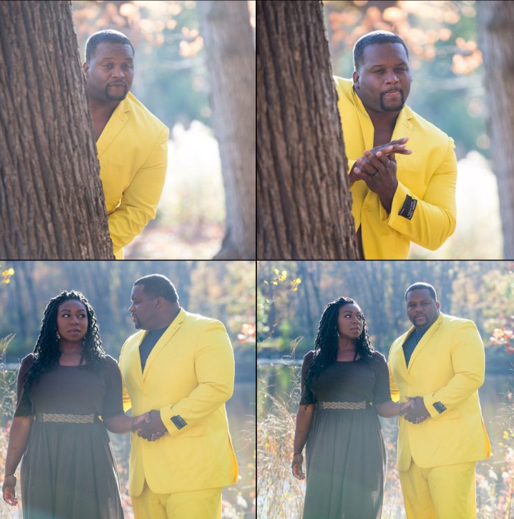 Темнокожий в желтом пиджаке