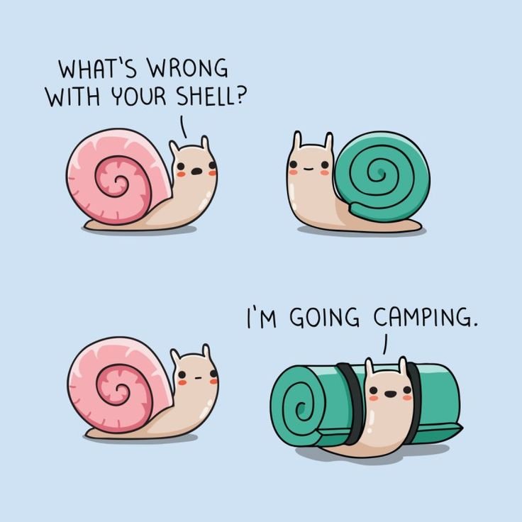 Смешная улитка