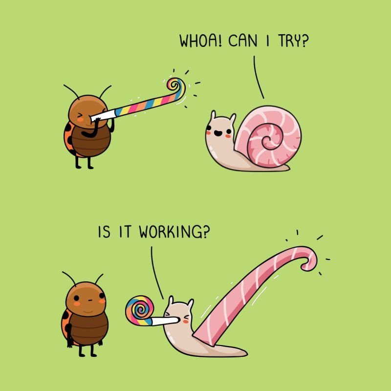 Шутка про улитку