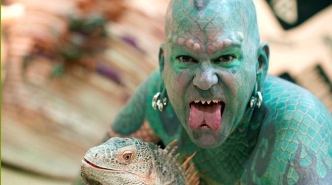 Эрик Спраге человек-ящерица