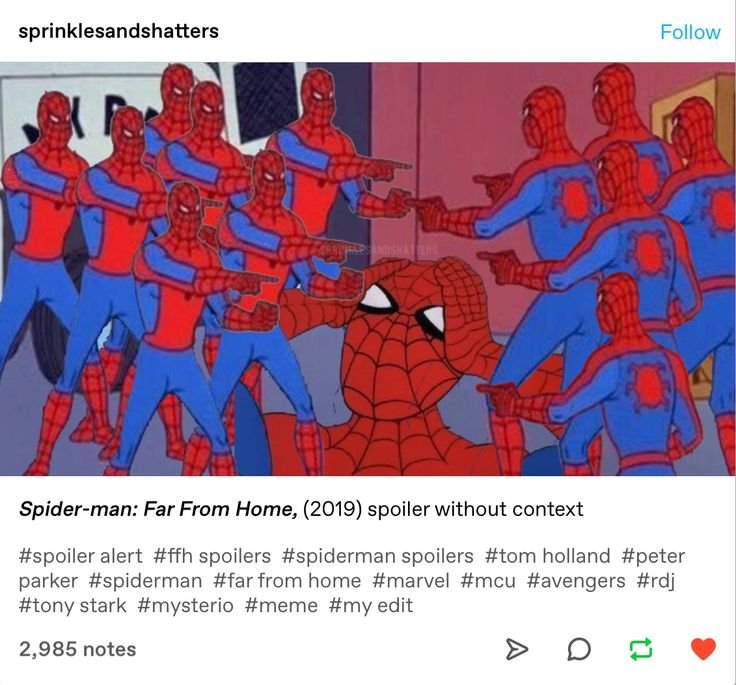 Человек паук Мем