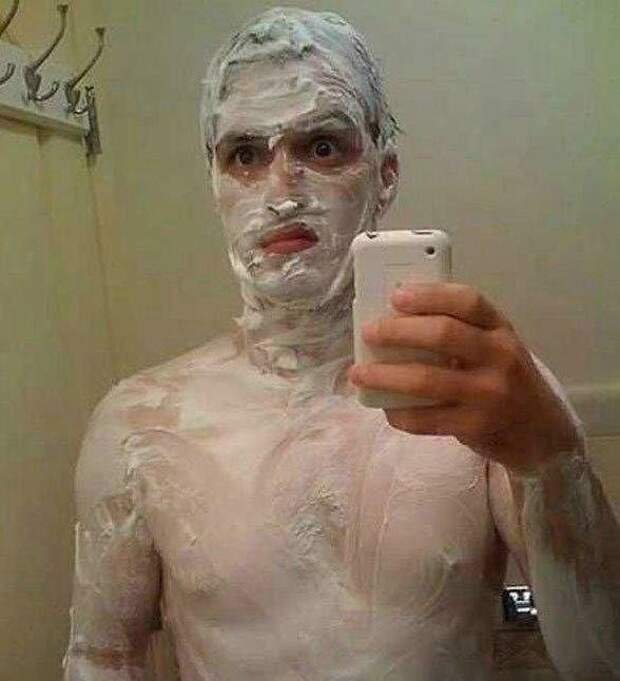 Человек в мыле