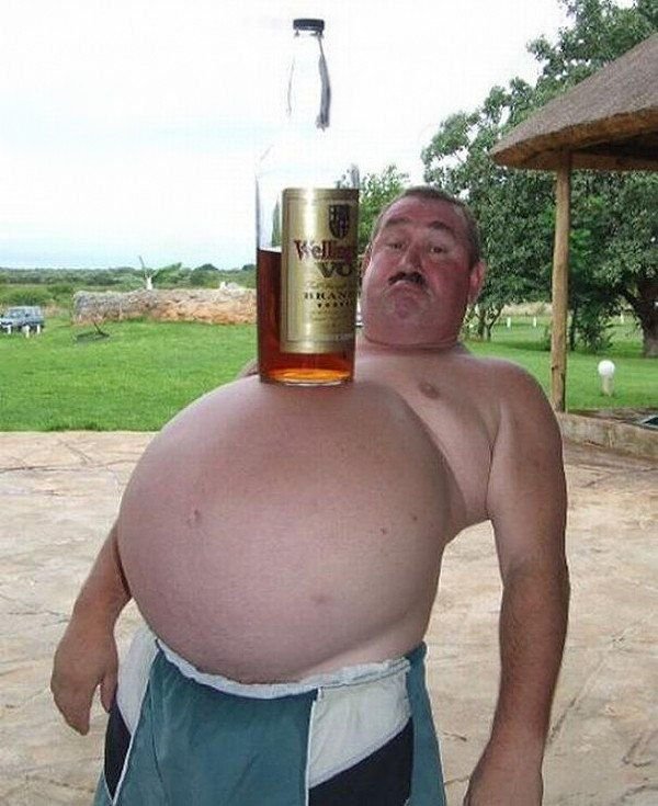 Самый большой пивной живот