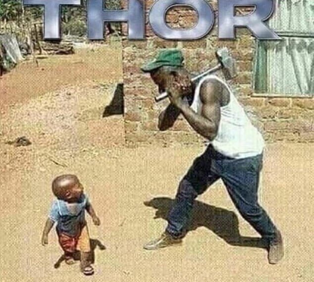 Негр убегает