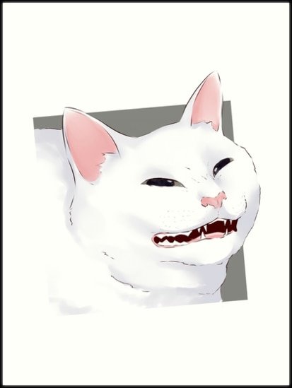 Мемы с котами арт