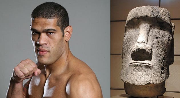 Мужчина с большой чельсть.