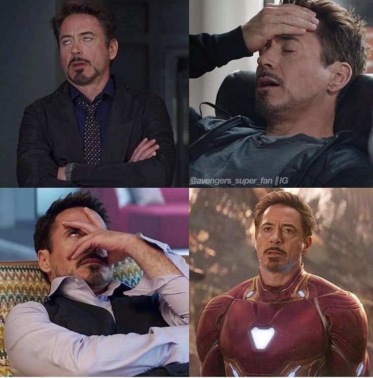 Закатил глаза железный человек