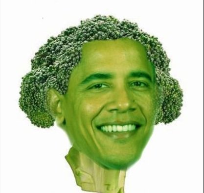 Брокколи с лицом