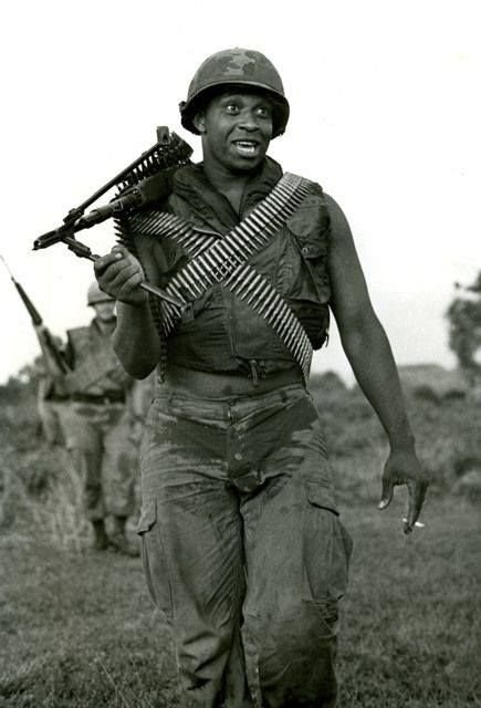 Вьетнамская война пулеметчик