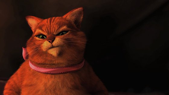 Шрек 4 кот толстый