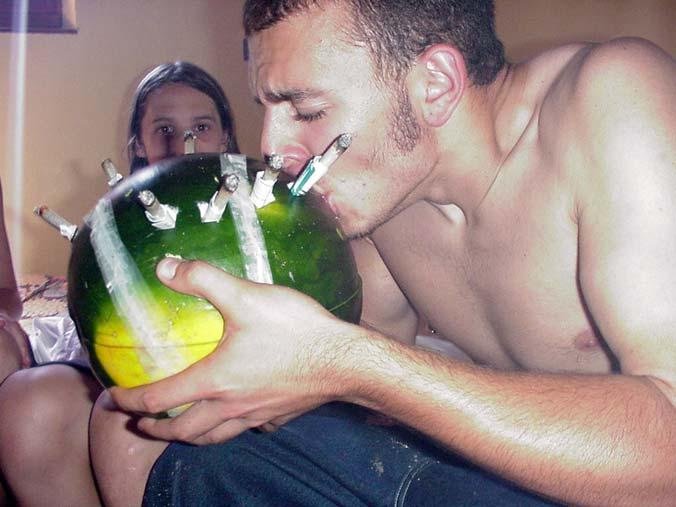 Мужик с арбузом