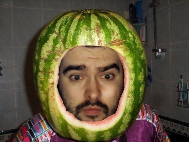 Мужик с арбузом