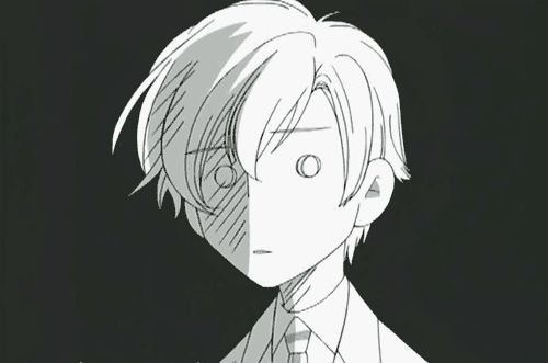 Удивленный аниме парень