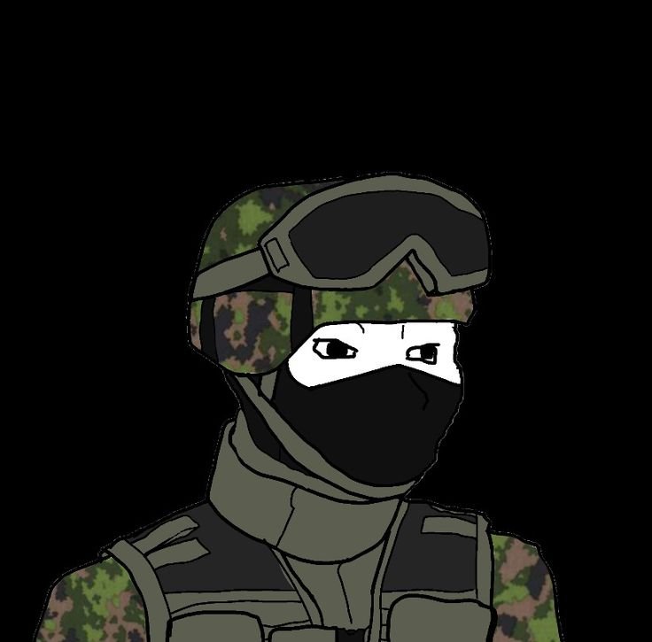 Военный костюм Мем