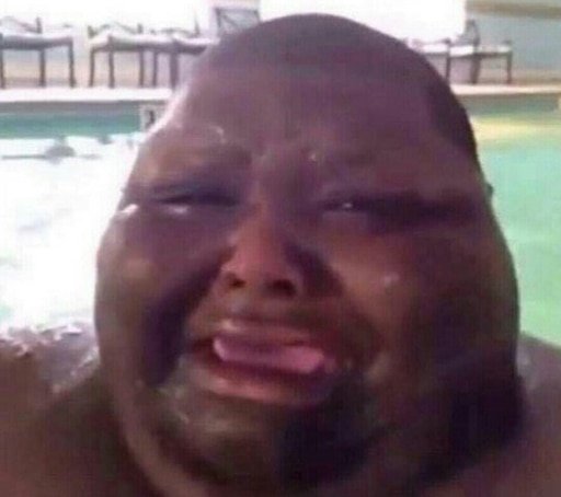 Негр курит и плачет