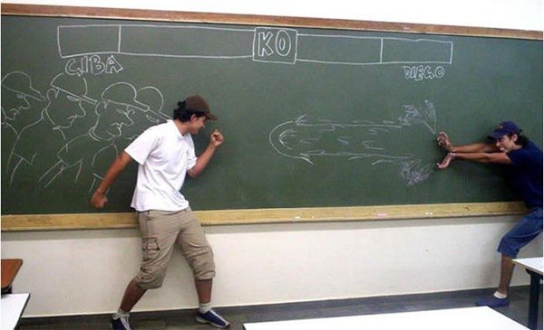 Школьник у доски