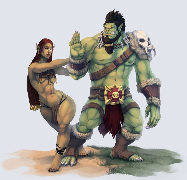 Полуорк Получеловек варкрафт