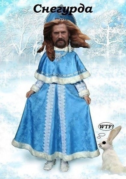 Бородатая Снегурочка