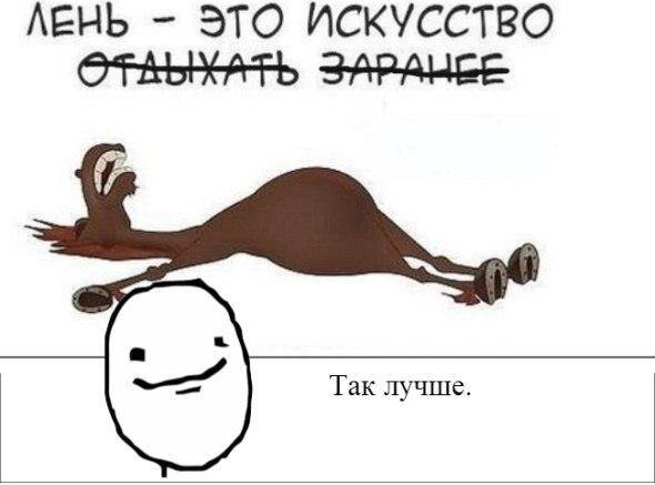 Ленивый человек