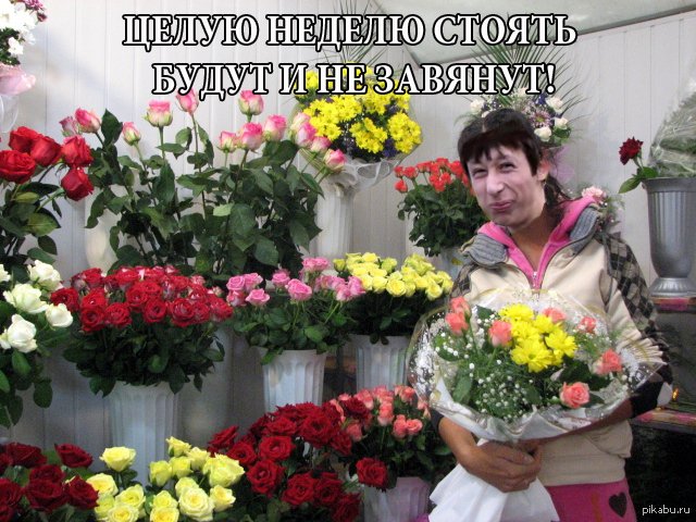 Шутки про букеты цветов