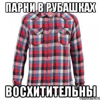 Рубашка в клетку Мем