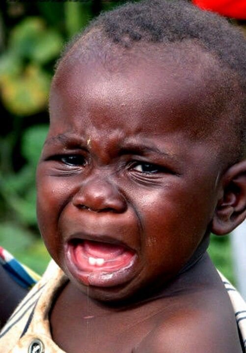 Грустный негритенок