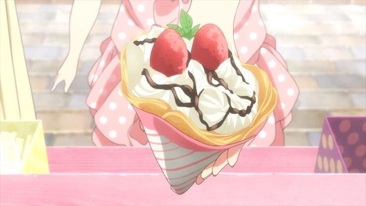Японское мороженое аниме