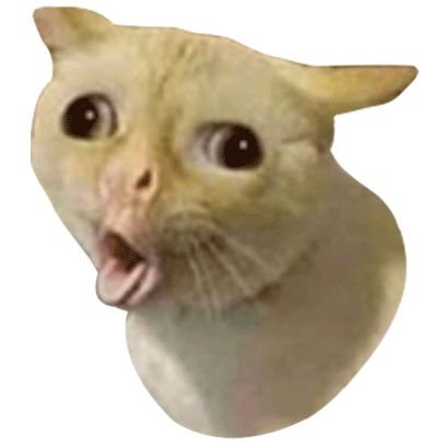 Кот поперхнулся Мем