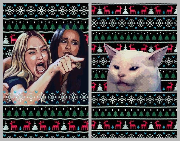 Кот и две девушки обои