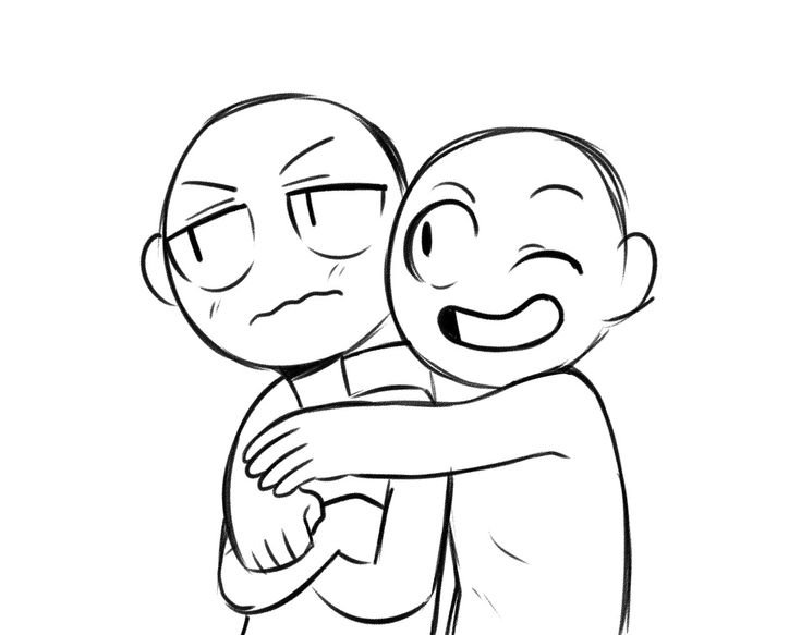 Обнимашки мультяшные