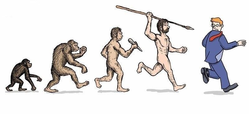 Превращение обезьяны в человека