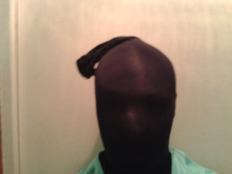 Колготки на голове