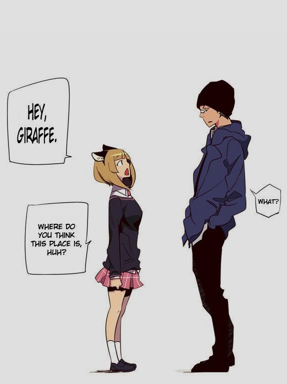 Высокие аниме девушки