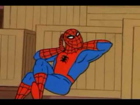 Человек паук gif