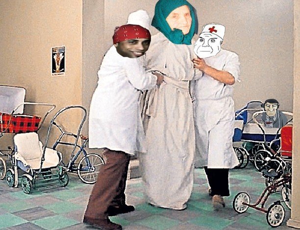 Санитары в дурке Мем