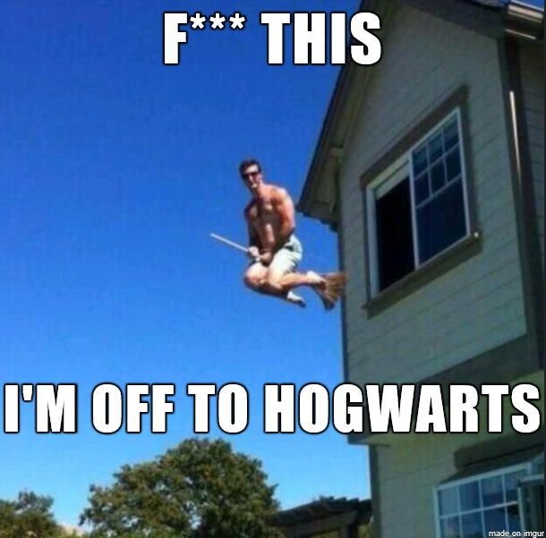 Мужик на метле