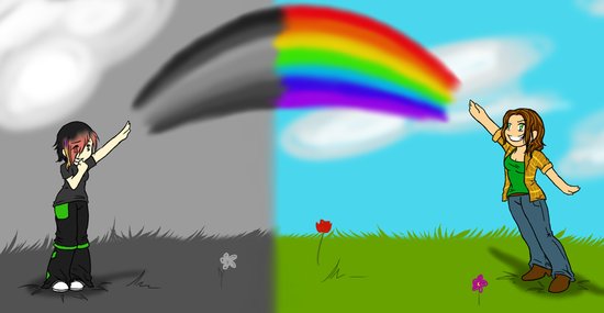 Черный из радужных друзей