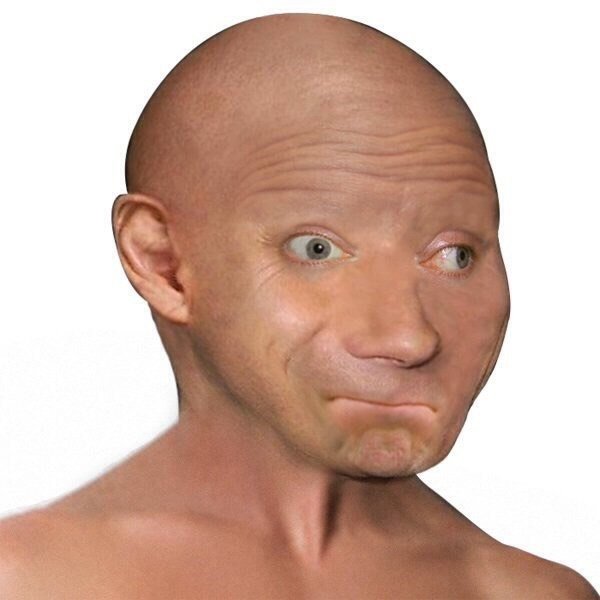 Лысый человек