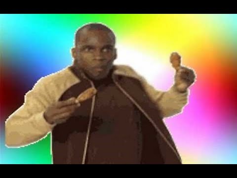 Афроамериканец с тапком