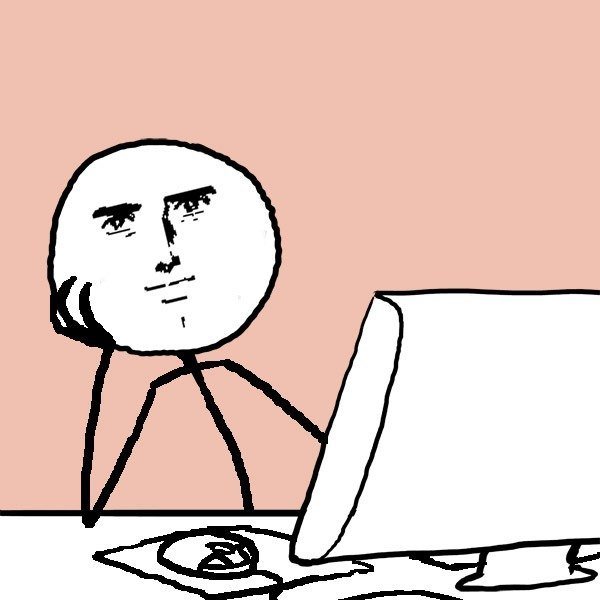 Человек сидит за столом