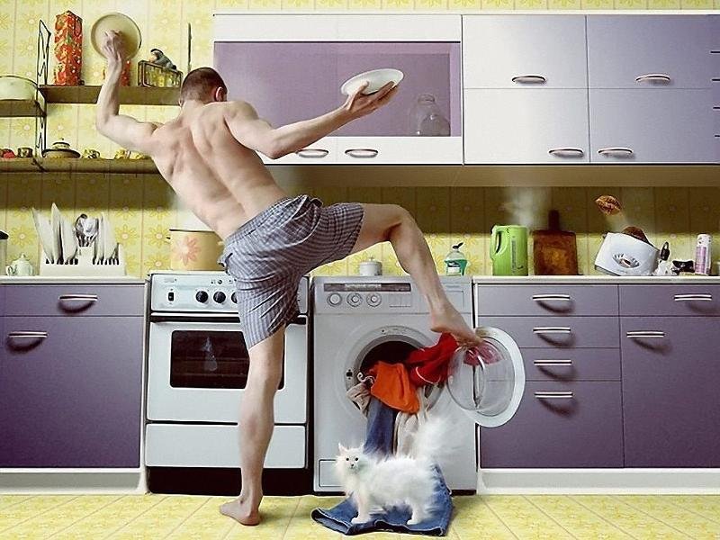 Прикол муж домохозяин
