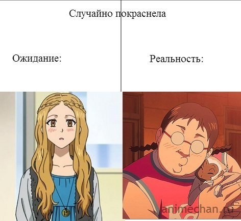 Анимешник ожидание реальность
