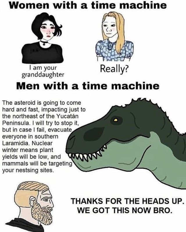 Мемы про машину времени и парней