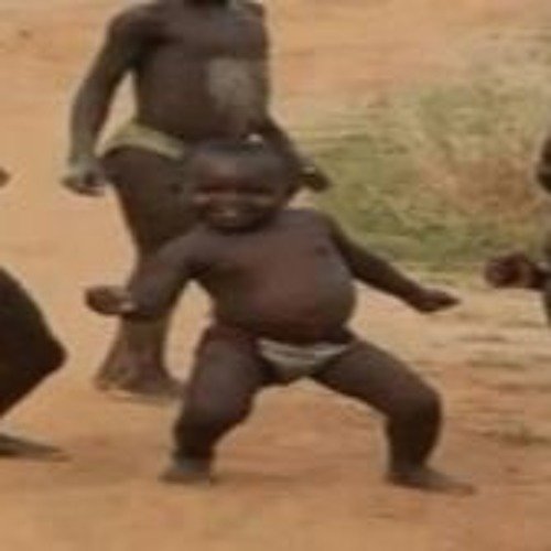 Негр танцует