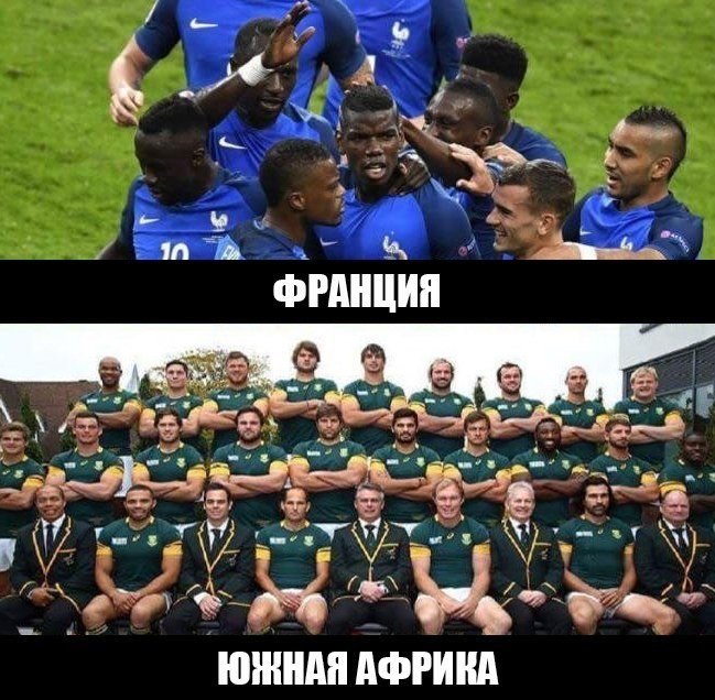 Сборная Франции по футболу сборная ЮАР