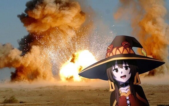 Мегумин взрывная магия